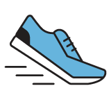 Blue shield silver on sale sneakers